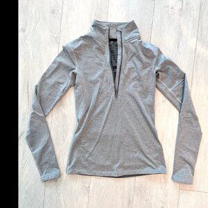 Nike Dry Fit Quarter Zip Pullover - Gray Sz Small
